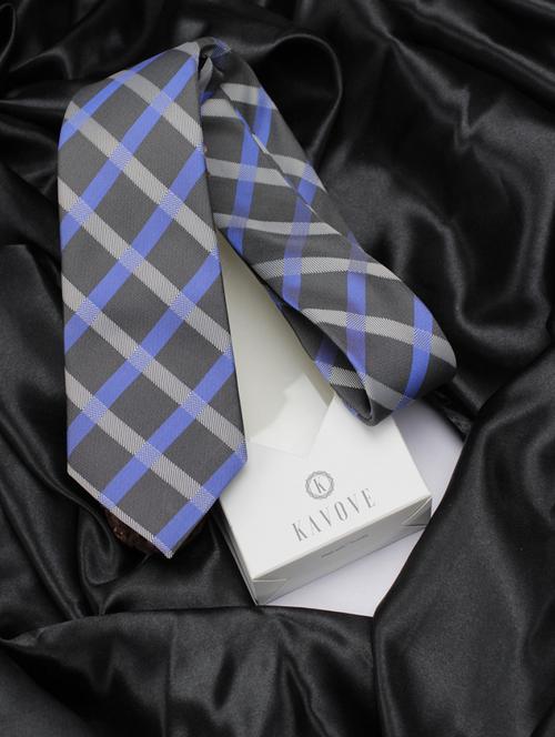 men checkered sophisticated stylish tie - 21606039 - Very Small Image - 1