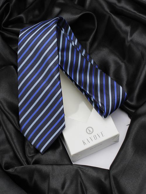 men striped sophisticated stylish tie - 21606056 - Very Small Image - 1