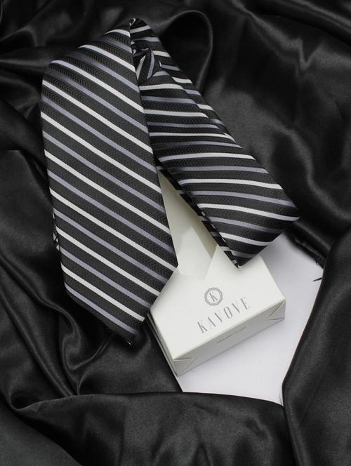 men striped sophisticated stylish tie - 21606057 - Very Small Image - 1