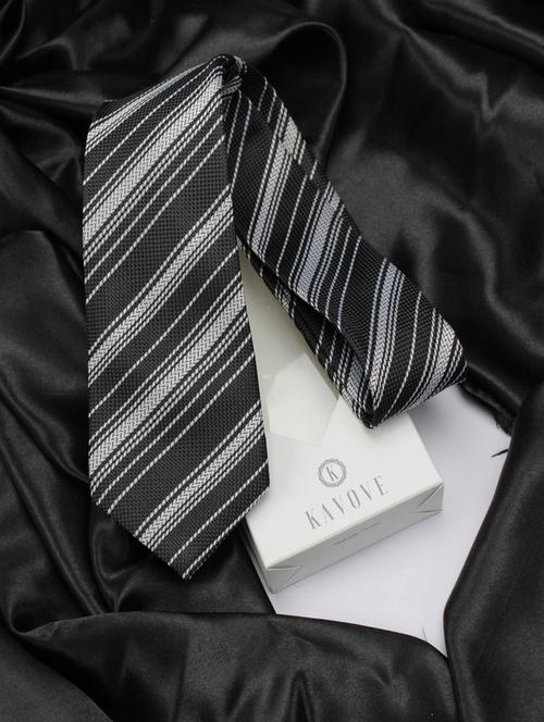 men striped sophisticated stylish tie - 21606060 - Very Small Image - 1