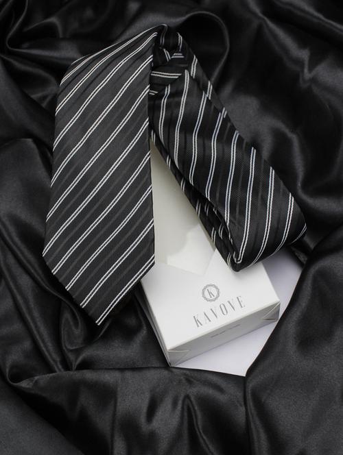 men striped sophisticated stylish tie - 21606073 - Very Small Image - 1
