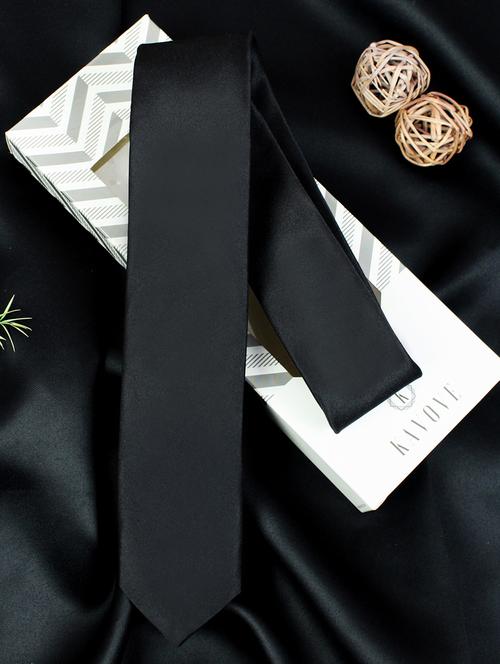 men plain sophisticated stylish tie - 21606122 - Very Small Image - 1