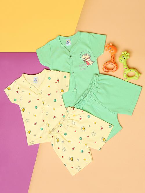 kids pack of 2 printed shorts set - 21607391 - Very Small Image - 1