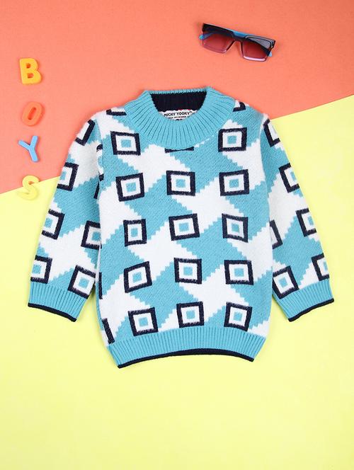 kids printed long sleeve sweater - 21609192 - Very Small Image - 1