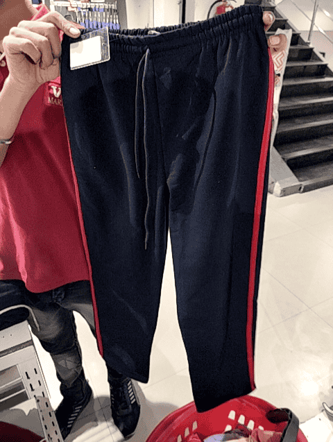 navy blue spun fleece trouser - 21611345 - Very Small Image - 1