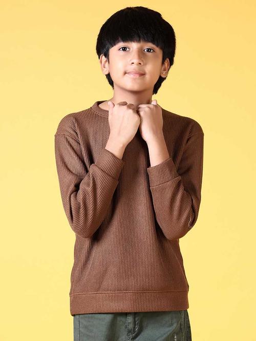 kids solid long sleeve sweatshirt - 21612551 - Very Small Image - 1