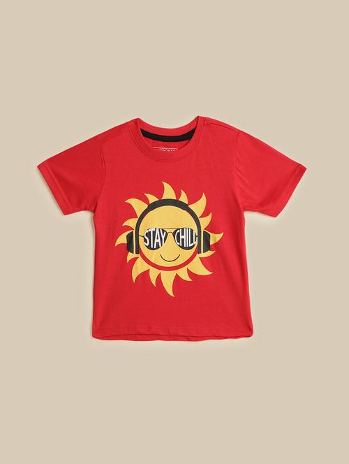 red cotton tshirt - 21613387 - Very Small Image - 1
