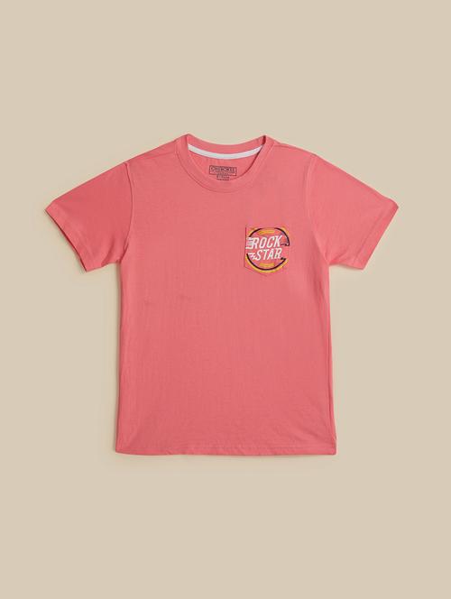 boys solid short sleeve t-shirt - 21613415 - Very Small Image - 1