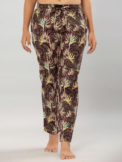 women mid-rise printed pajama - 21613924 - Very Small Image - 1