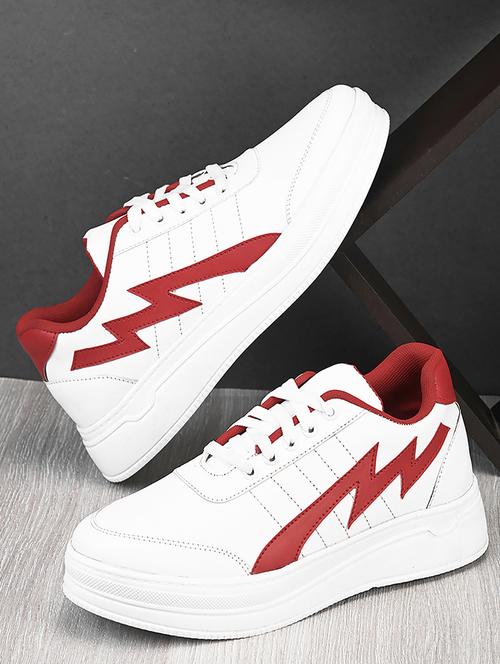 men color block lace-up sneakers - 21614046 - Very Small Image - 1