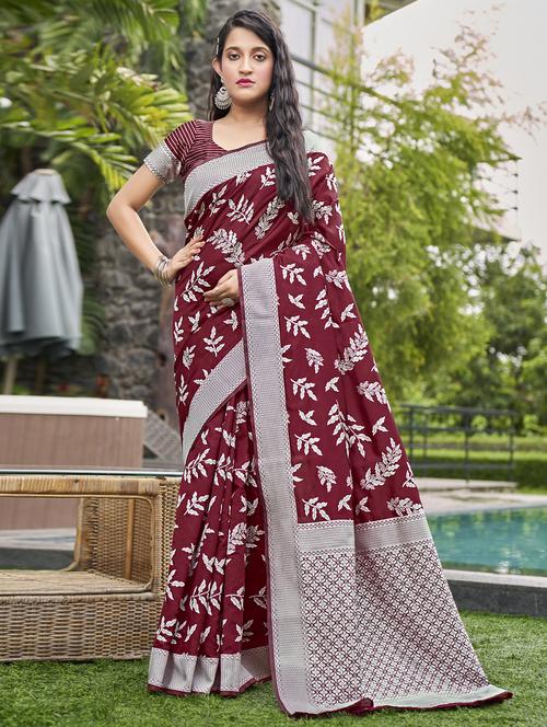 women self design banarasi saree - 21614198 - Very Small Image - 1