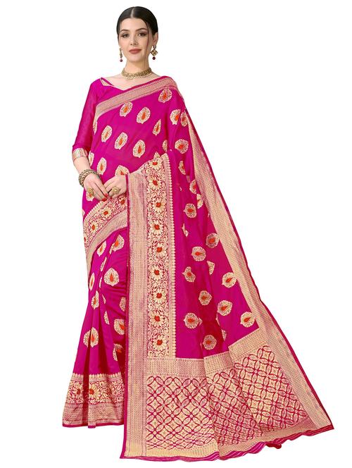 women self design banarasi saree - 21614242 - Very Small Image - 1
