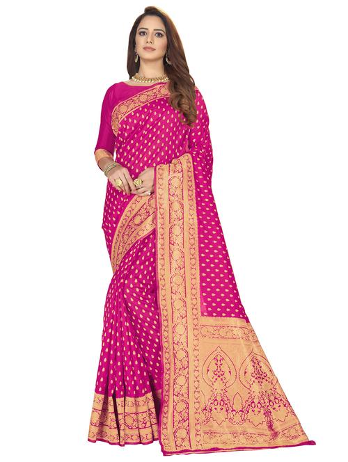 women self design banarasi saree - 21614250 - Very Small Image - 1