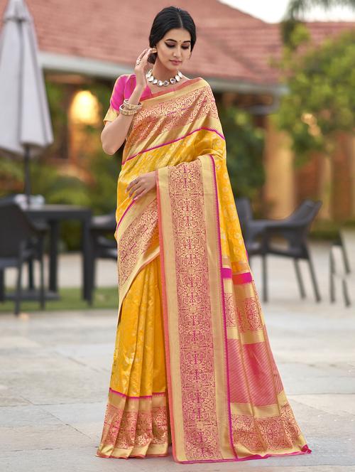 women self design banarasi saree - 21614288 - Very Small Image - 1