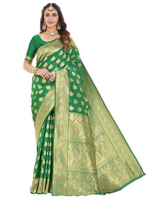 women self design banarasi saree - 21614298 - Very Small Image - 1