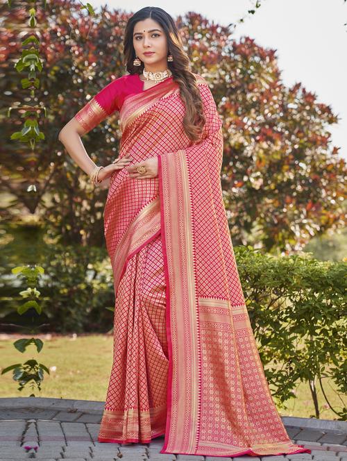 women self design banarasi saree - 21614304 - Very Small Image - 1
