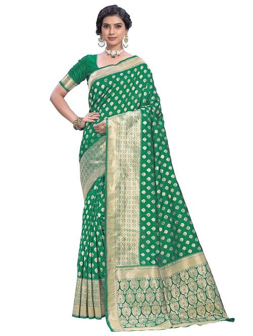 women self design banarasi saree - 21614356 - Very Small Image - 1