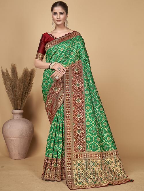 women self design banarasi saree - 21614425 - Very Small Image - 1