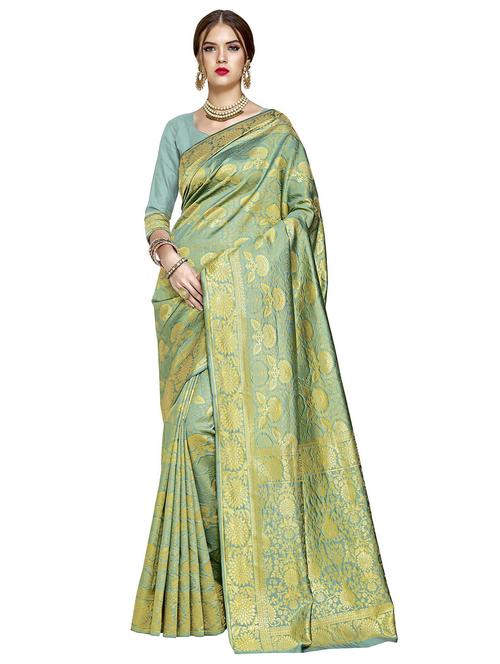 women self design banarasi saree - 21614427 - Very Small Image - 1