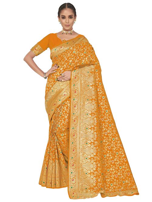 women self design banarasi saree - 21614455 - Very Small Image - 1