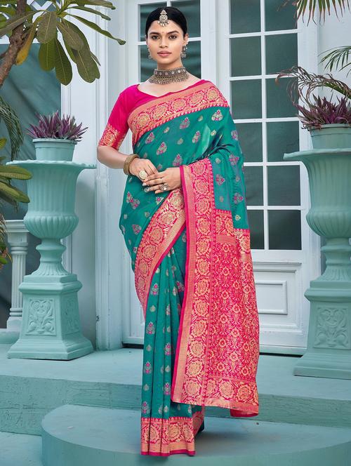 women self design banarasi saree - 21614458 - Very Small Image - 1