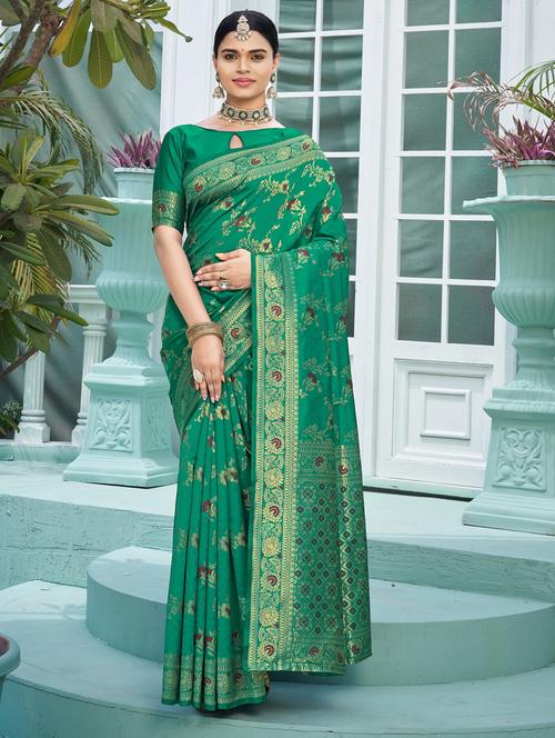 women self design banarasi saree - 21614534 - Very Small Image - 1