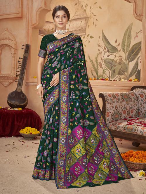 women self design banarasi saree - 21614573 - Very Small Image - 1