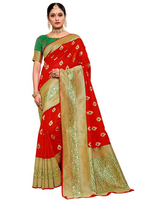 women self design banarasi saree - 21614597 - Very Small Image - 1