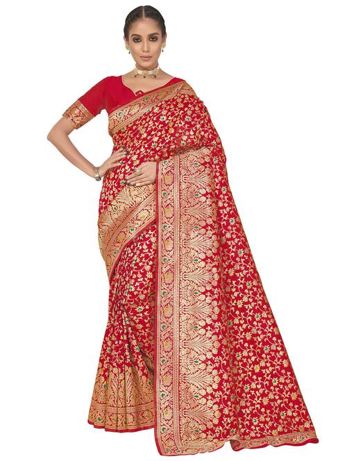 women self design banarasi saree - 21614698 - Very Small Image - 1
