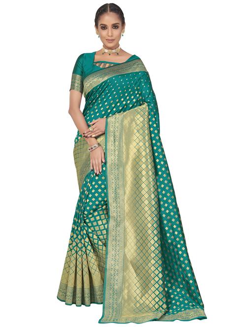 women self design banarasi saree - 21614769 - Very Small Image - 1