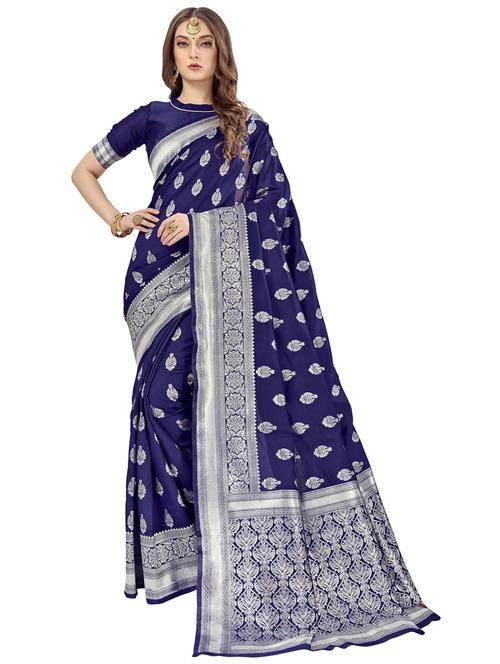women self design banarasi saree - 21614800 - Very Small Image - 1