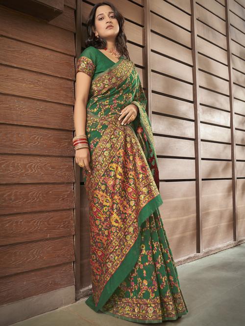 women self design banarasi saree - 21614839 - Very Small Image - 1