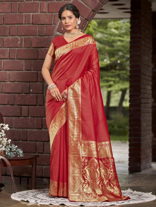 women self design banarasi saree - 21614875 - Very Small Image - 1