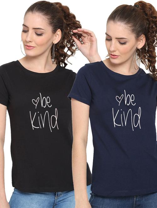 women pack of 2 printed t-shirts - 21615171 - Very Small Image - 1