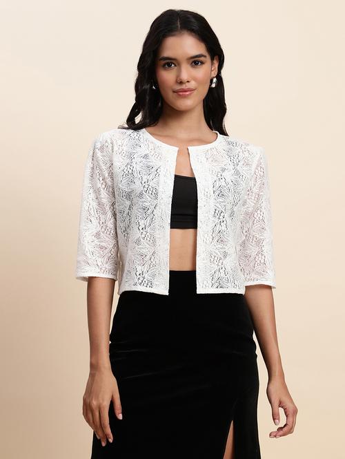 women white self-designed regular shrug - 21615384 - Very Small Image - 1