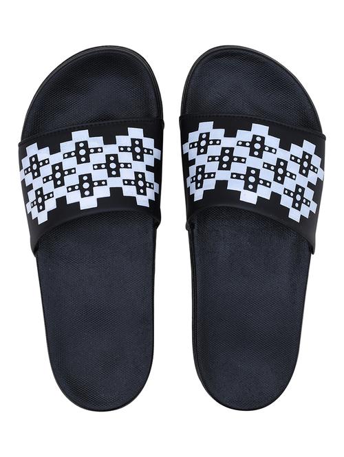 men printed slider flip flops - 21616036 - Very Small Image - 1