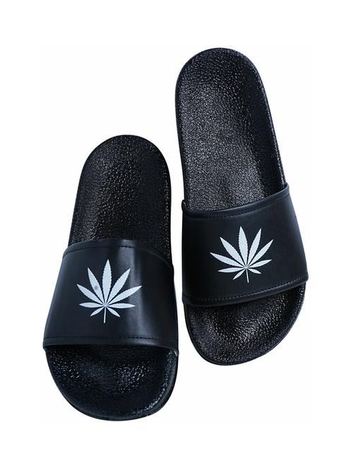 men printed slider flip flops - 21616087 - Very Small Image - 1