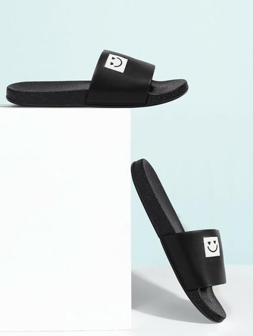 men printed slider flip flops - 21616344 - Very Small Image - 1