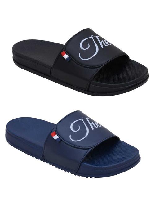 men's pack of 2 comfortable slide set - 21616353 - Very Small Image - 1