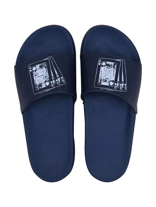 men printed slider flip flop - 21616541 - Very Small Image - 1