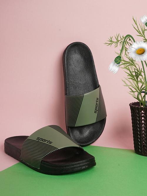 men printed slider flip flop - 21616683 - Very Small Image - 1