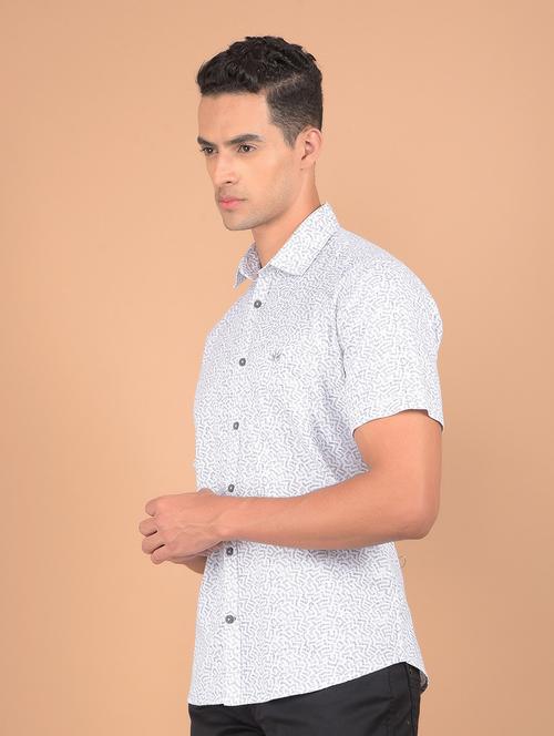 men half sleeves printed shirt - 21617314 - Very Small Image - 1
