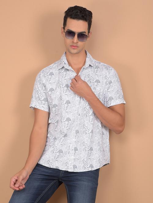 men short sleeves printed shirt - 21617320 - Very Small Image - 1