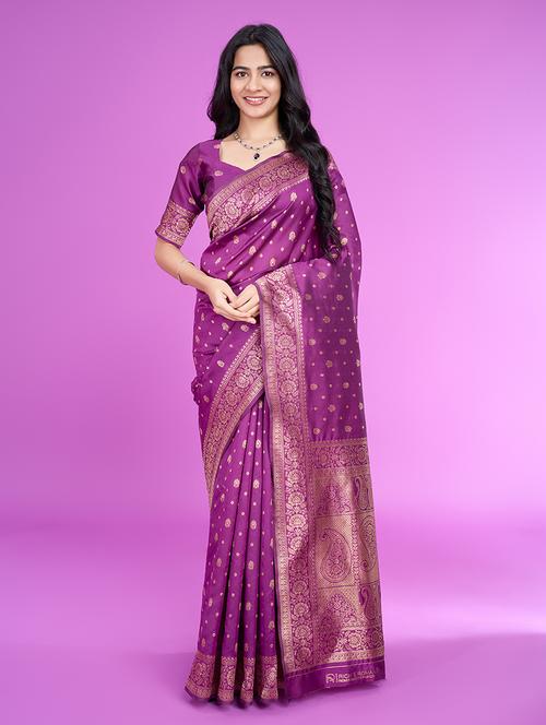 women self design banarasi saree - 21619346 - Very Small Image - 1