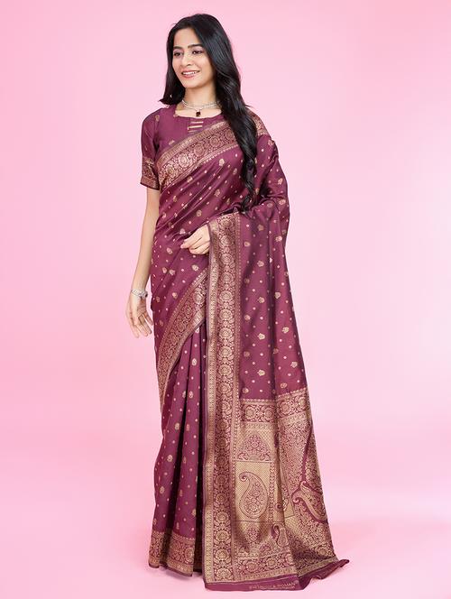 women self design banarasi saree - 21619351 - Very Small Image - 1
