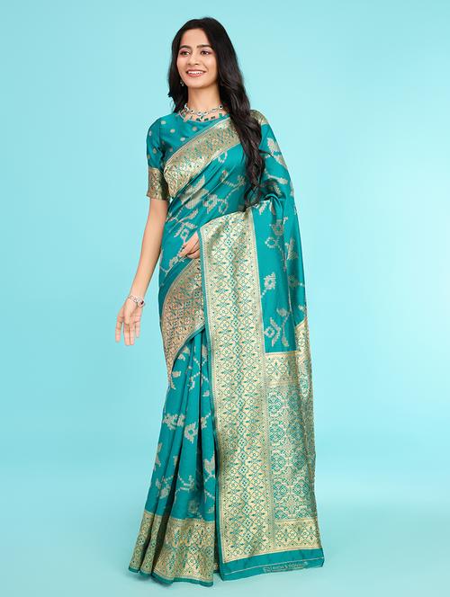 women self design banarasi saree - 21619390 - Very Small Image - 1