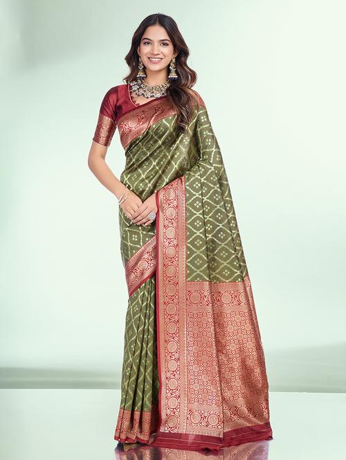 women self design banarasi saree - 21619461 - Very Small Image - 1