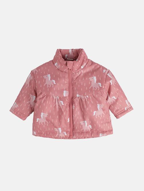 girls printed long sleeves jacket - 21620311 - Very Small Image - 1