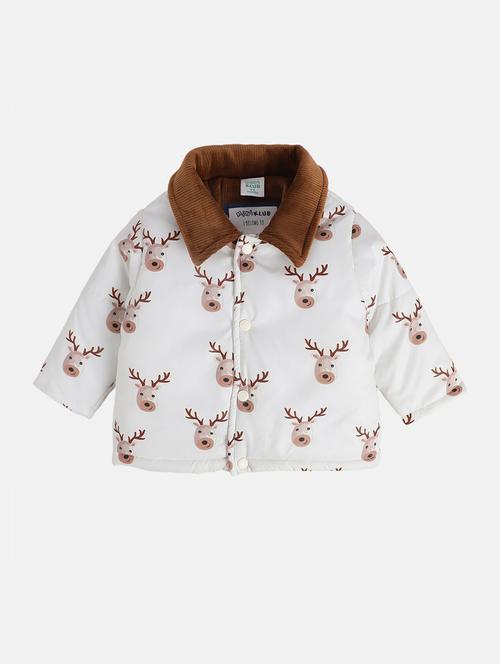 girls printed long sleeves jacket - 21620375 - Very Small Image - 1