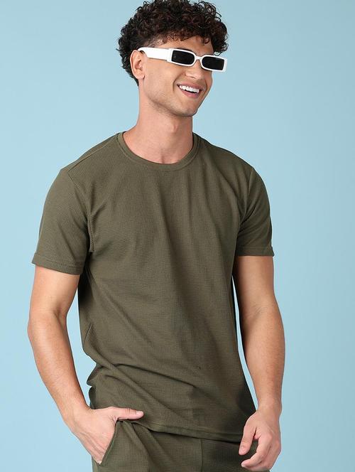 men solid short sleeve regular fit t-shirt - 21620402 - Very Small Image - 1